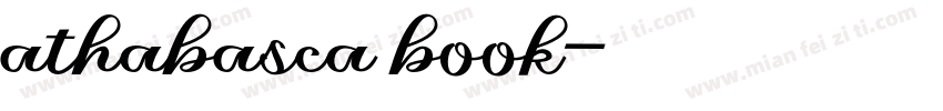 athabasca book字体转换